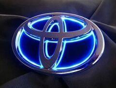 Light Blue Power Logo - Vyset(TM) 5D Toyota LED Rear logo car emblem badge Light for RAV4 ...