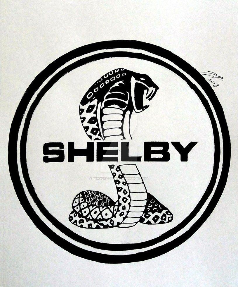 White Shelby Logo - Shelby Logo