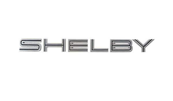 White Shelby Logo - 2007 2009 Shelby GT500 Silver And Black Rear Trunk