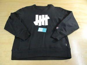 Undefeated Black Logo - UNDEFEATED UNDFTD 5 STRIKES LOGO CREWNECK SWEATER BLACK XL UNDFTD ...