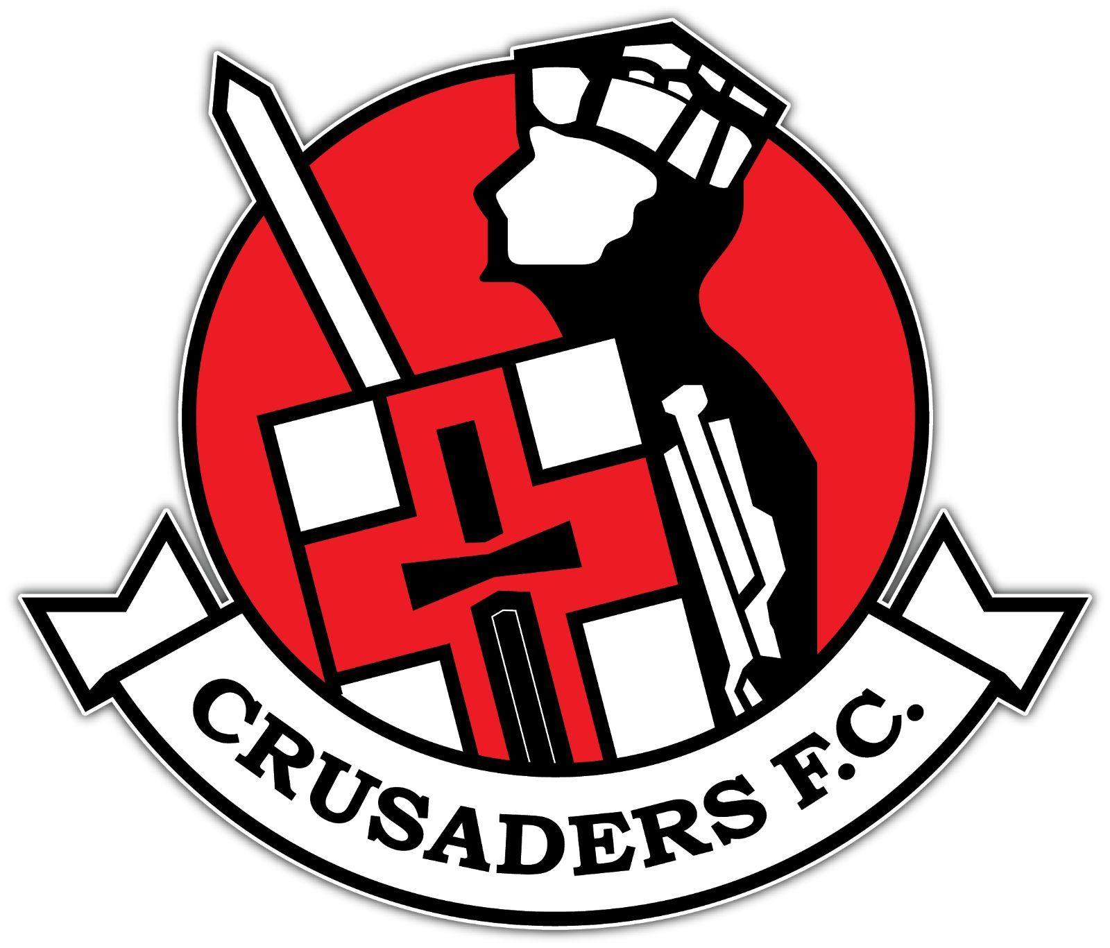 Crusaders Soccer Logo - $2.99 - Crusaders Fc Ireland Football Soccer Car Bumper Sticker ...