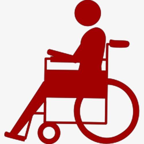 Wheelchair Logo - Red Villain Wheelchair Logo, Logo Clipart, Wheelchair Logo, Red ...