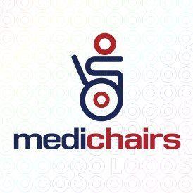 Wheelchair Logo - Exclusive Customizable Wheelchair Logo: Medi Chairs