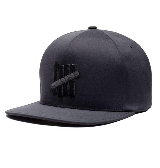 Undefeated Black Logo - Undefeated Black/Black Logo 5 Strike Delta Fitted Cap | Da'Cave ...