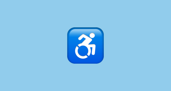 Wheelchair Logo - ♿ Wheelchair Symbol Emoji