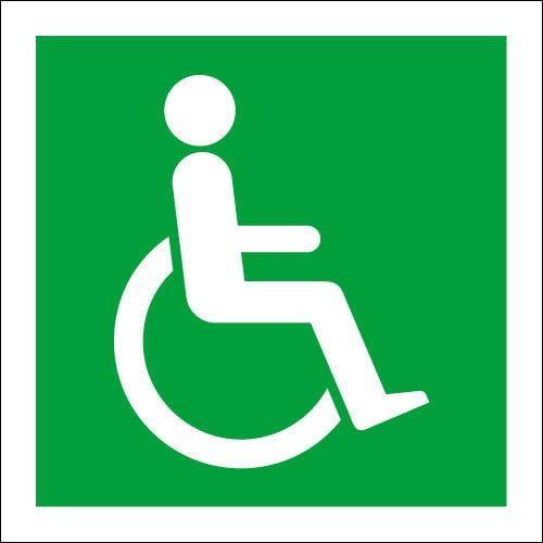 Wheelchair Logo - Wheelchair logo sign at lowest price