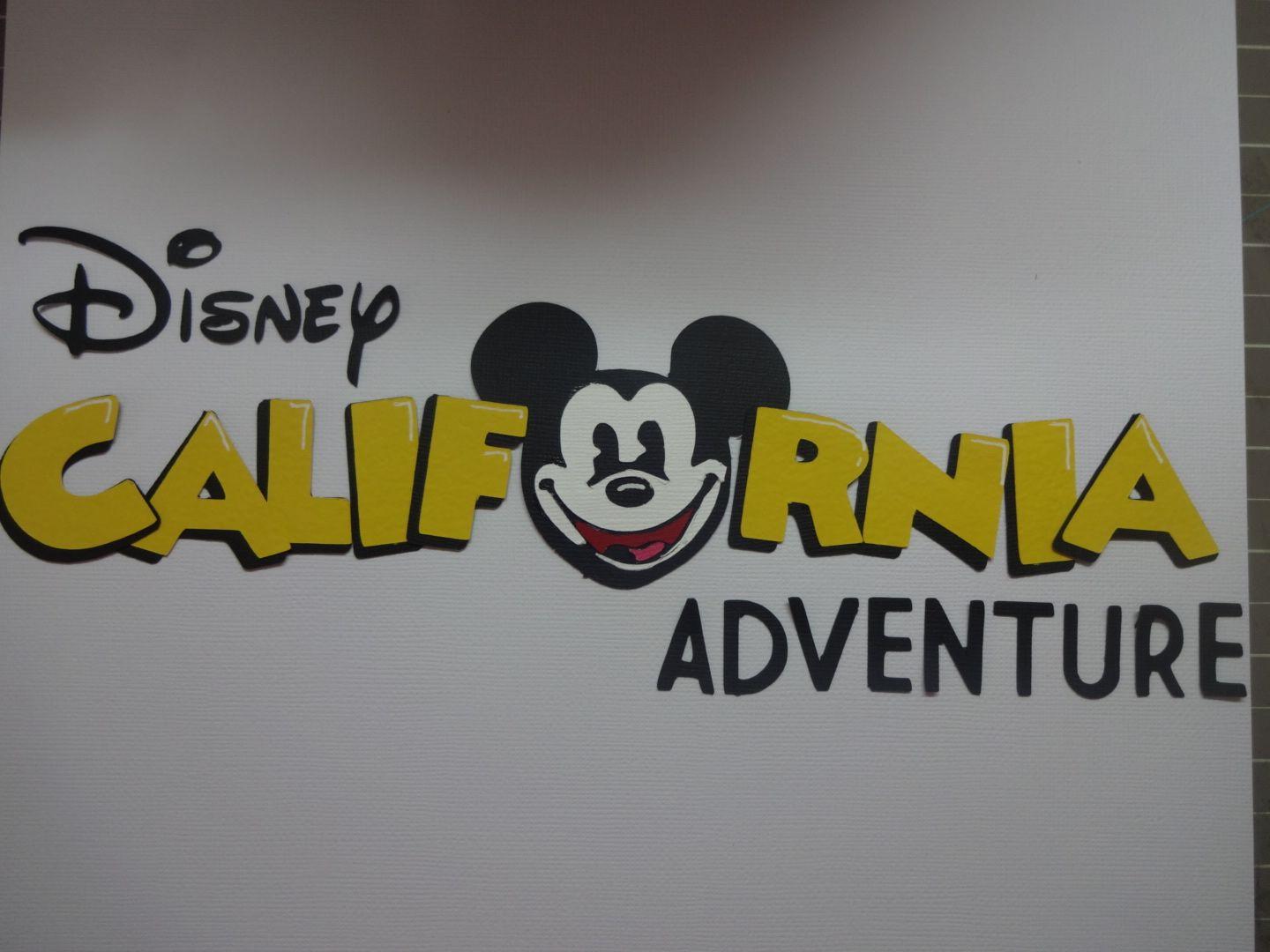 California Adventure Logo - Disney California Adventure Logo