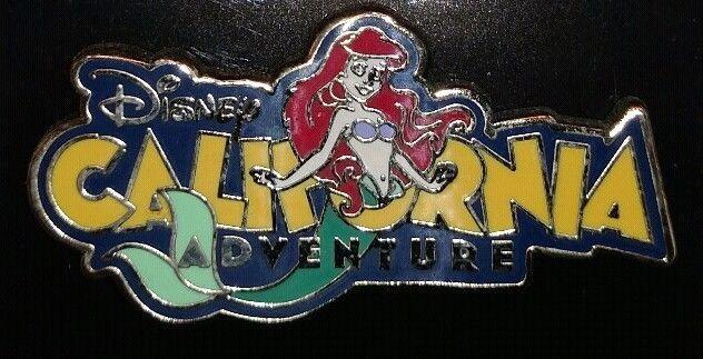 California Adventure Logo - Disney DCA California Adventure Logo Ariel Pin NEW ON ORIGINAL CARD | eBay
