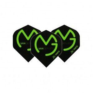 Black and Green Logo - XQ-Max Michael van Gerwen - Black with Green Logo Fights