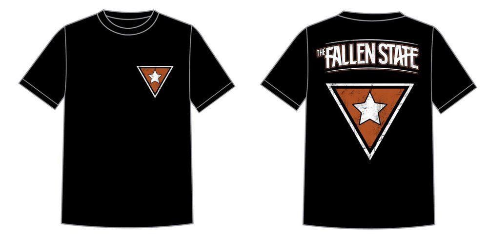 Two Orange Triangle Logo - Burnt Orange Triangle Logo Tee (two sided) | The Fallen State