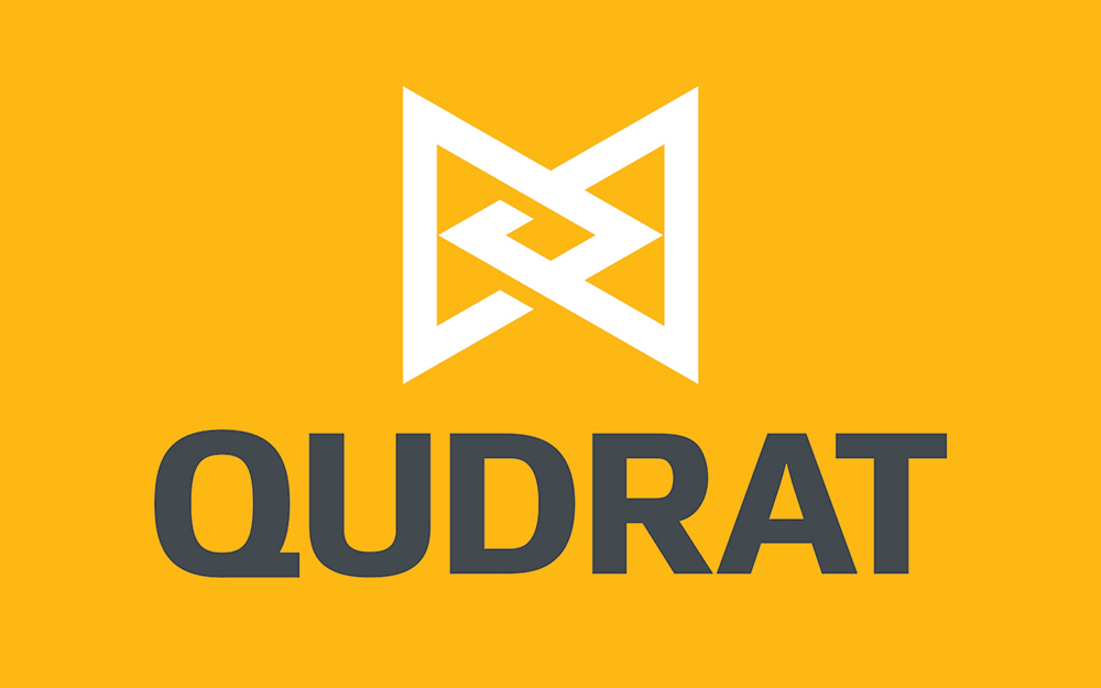Two Orange Triangle Logo - Brand New: New Name, Logo, and Identity for Qudrat