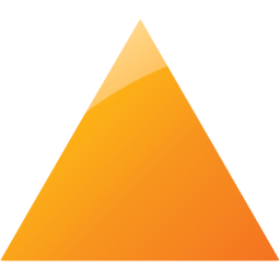 Two Orange Triangle Logo - Web 2 orange triangle icon - Free web 2 orange shape icons - Web 2 ...