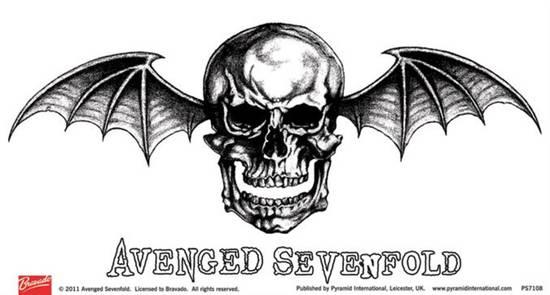 Avenged Sevenfold Skull Logo - Avenged Sevenfold - Skull Vinyl Sticker