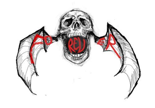 Avenged Sevenfold Skull Logo - Avenged Sevenfold Forever Winged Skull Tattoo