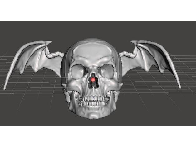 Avenged Sevenfold Skull Logo - Avenged Sevenfold Skull by edoubleb - Thingiverse