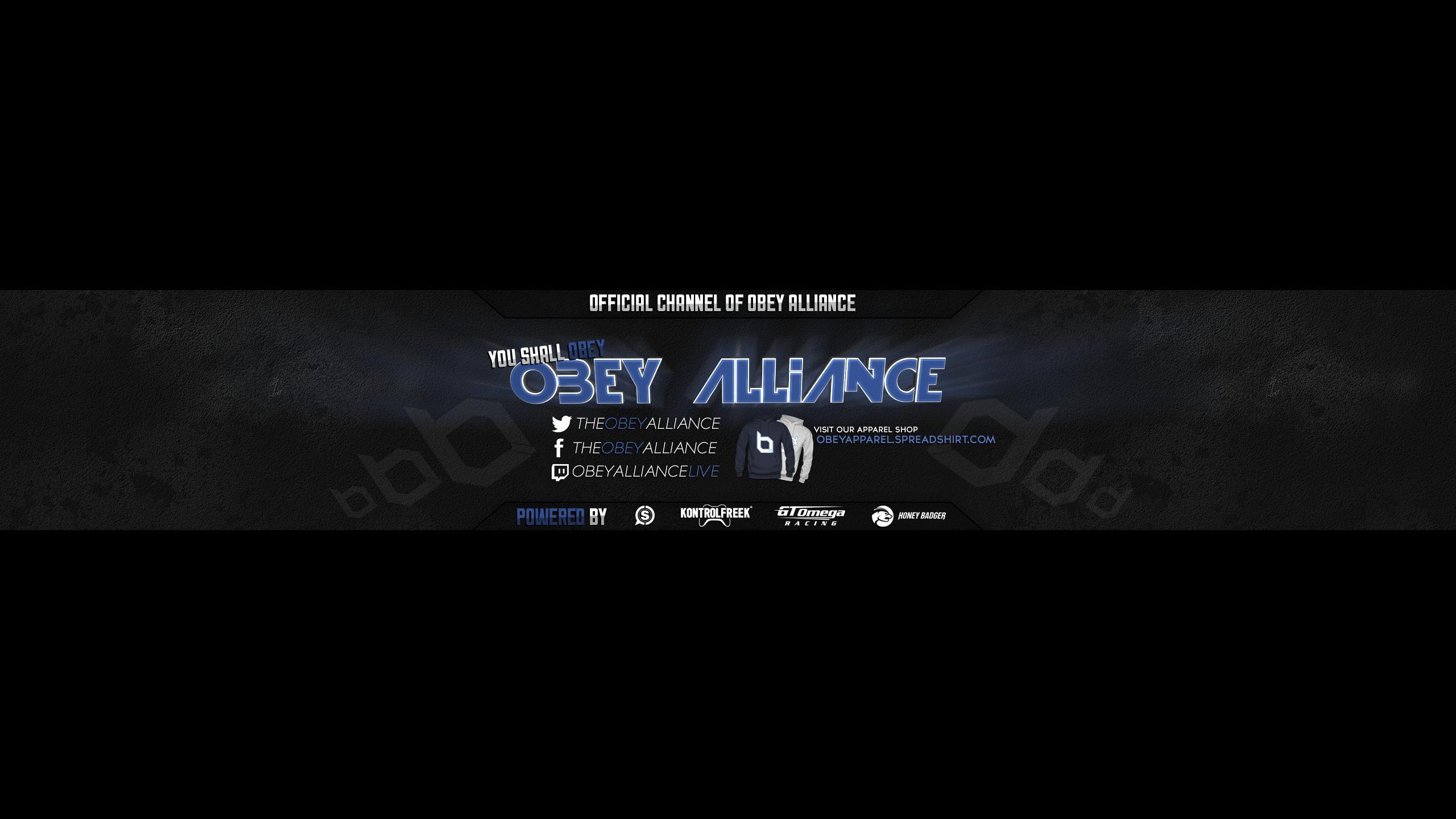 Obey Gaming Clan Logo - Obey Alliance YT Banner #ObeyRC. Lz Montage. Se7enSins Gaming