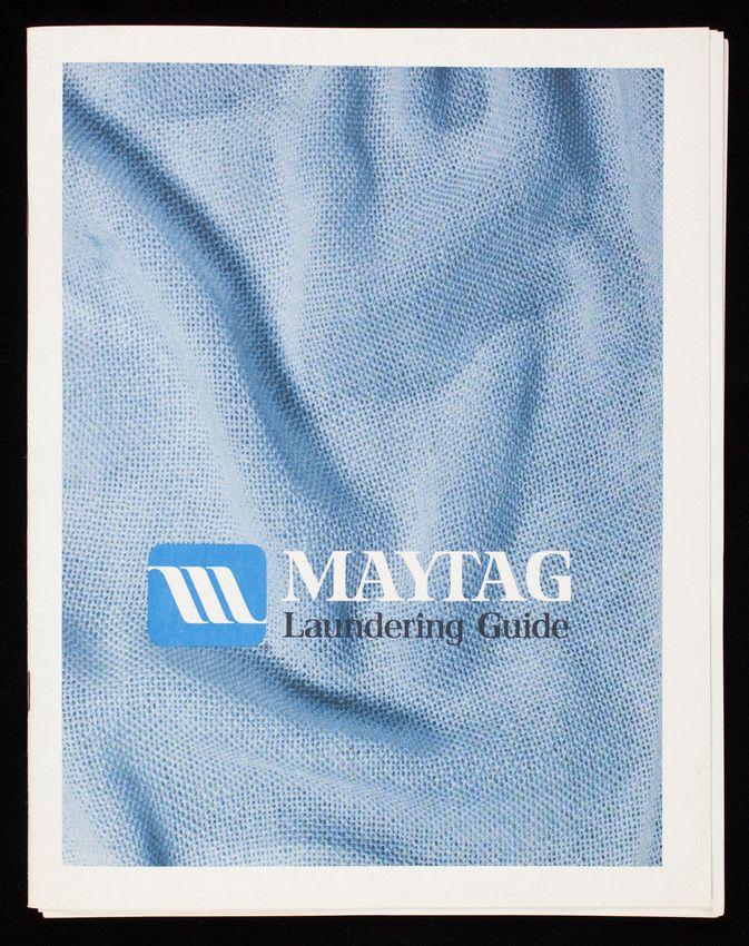 Maytag Company Logo - Maytag laundering guide, The Maytag Company, Newton, Iowa. Historic