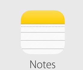 iPhone Notes Logo - How Recover Deleted or Lost Notes from iPhone iPad for Free