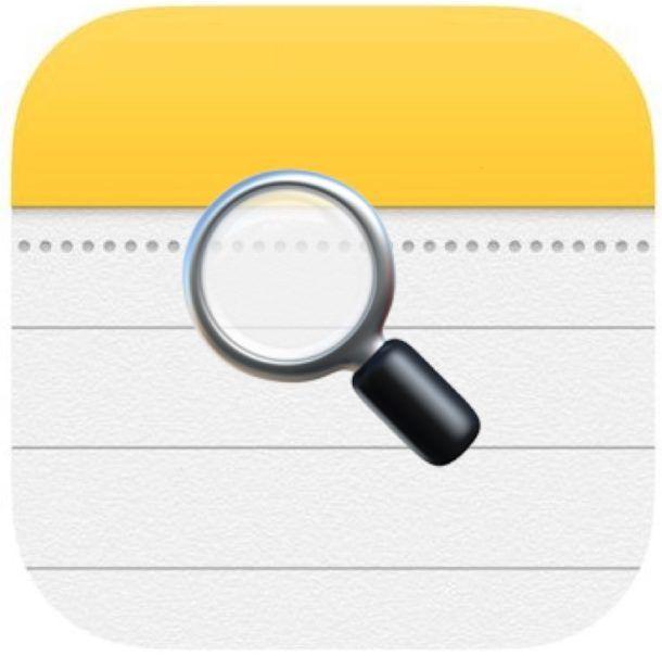 iPhone Notes Logo - How to Search in Notes on iPhone and iPad