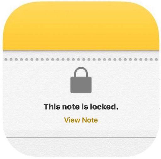 iPhone Notes Logo - How to Password Lock Notes on iPhone & iPad