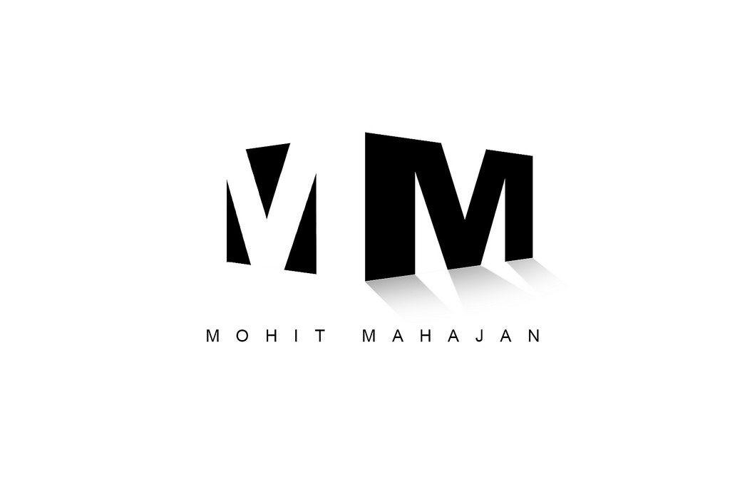 White mm Logo - MM logo in perspective white | MOHIT MAHAJAN | Flickr