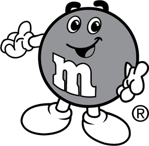 White mm Logo - M&M's Logo Vectors Free Download