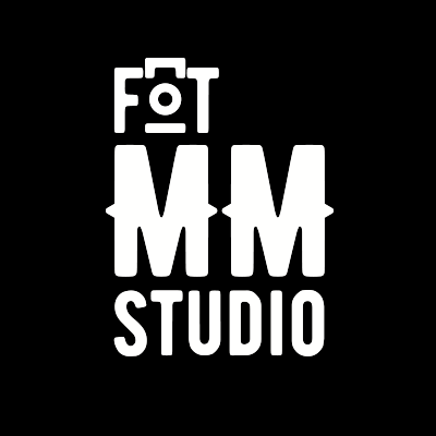 White mm Logo - MM studio