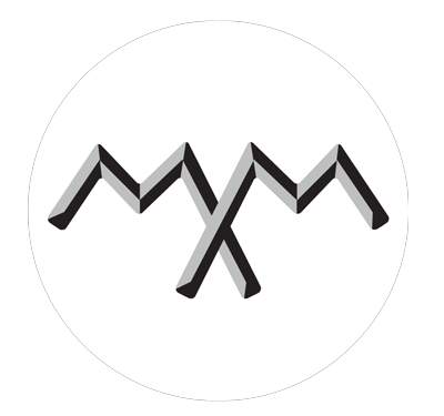 White mm Logo - Meshach Media