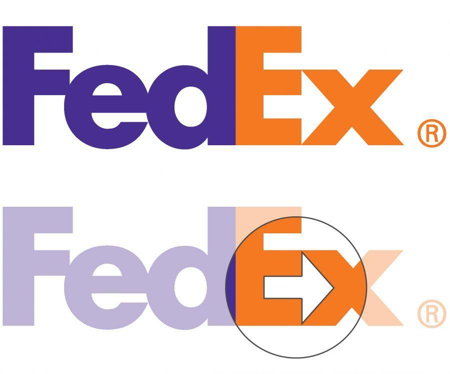 White FedEx Logo - Logo design - Winter Design