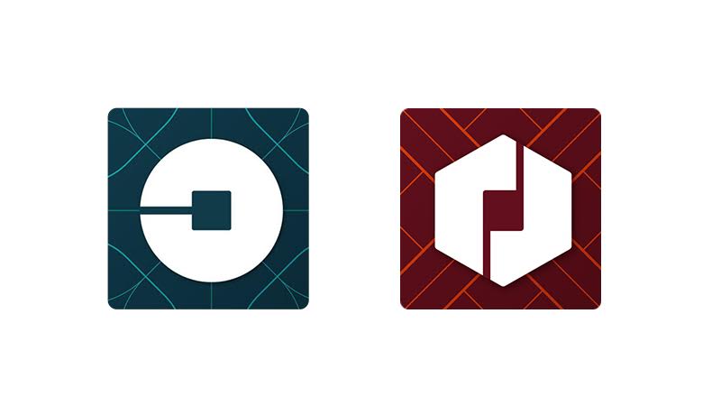 Red and White Internet Logo - Uber changes logo, waits for internet feedback - htxt.africa