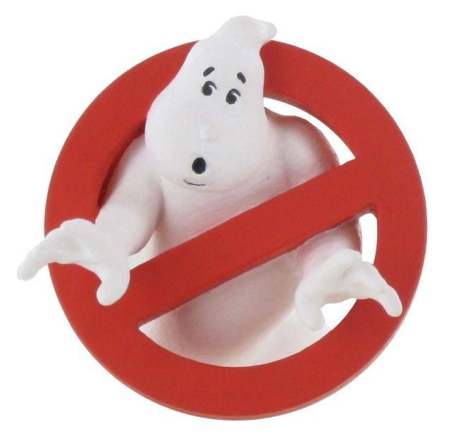 Red and White Internet Logo - Comansi playfigure Ghostbusters: Logo 5 cm red / white - Internet-Toys