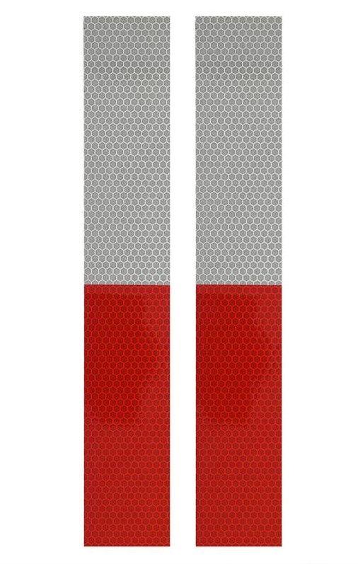 Red and White Internet Logo - ProPlus reflective tape 30 cm red/white set of 2 pieces - Internet ...