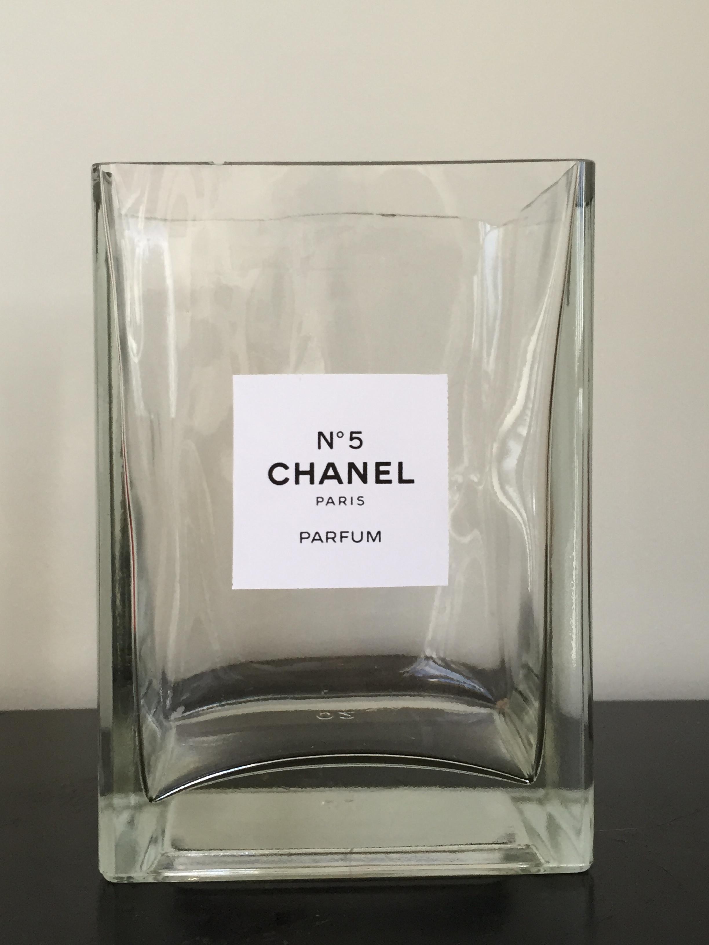 Chanel Bottle Logo - Smokeshow Fitness Chanel No. 5 Vase Gifts