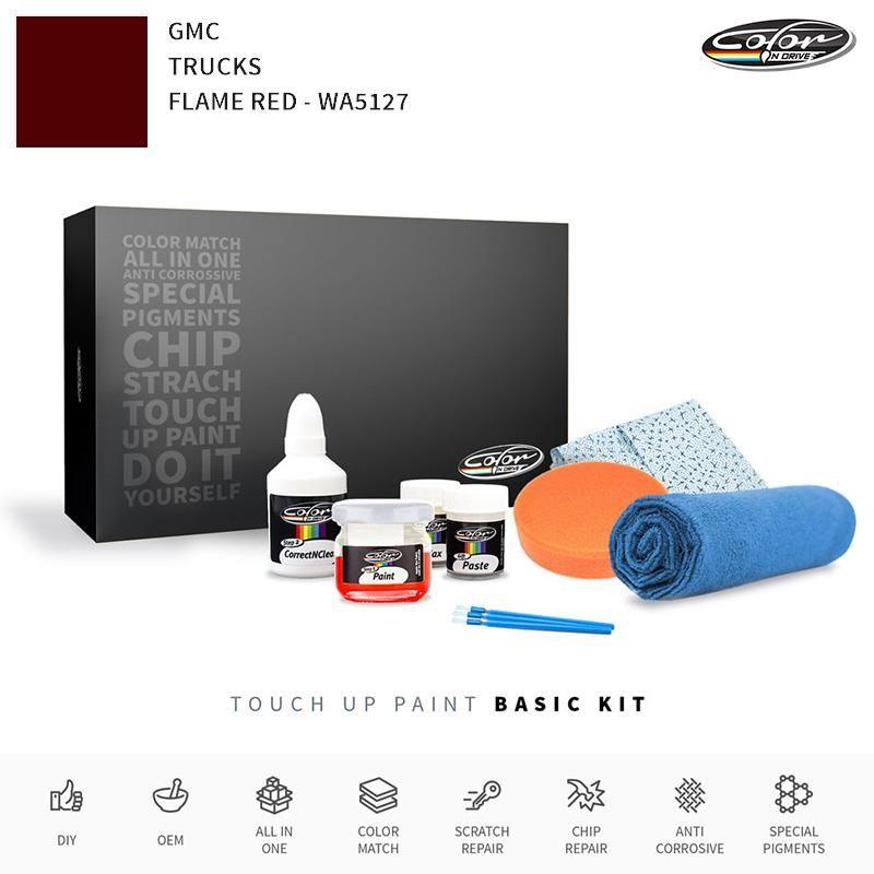 Flame GMC Logo - GMC Touch Up Paint. GMC Trucks Flame Red WA5127 Touch Up Paint