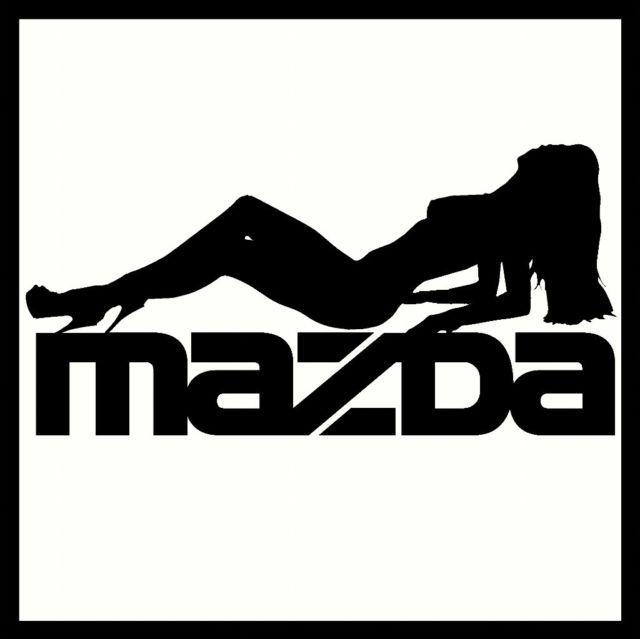 Funny Mazda Logo - 2 X MAZDA Vinyl Car Stickers Decals Funny Custom Emblem Graphic Body ...