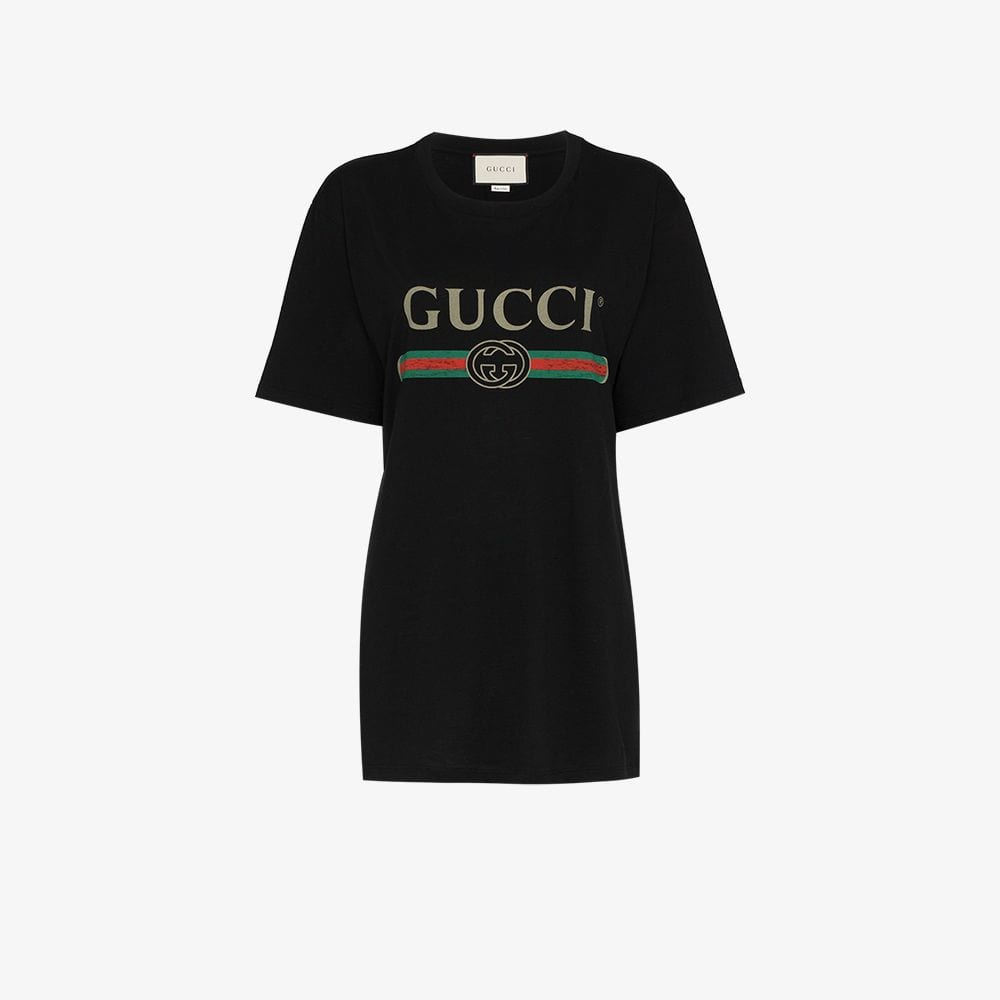 Fake Gucci Logo - Gucci Fake logo cotton T shirt | Browns