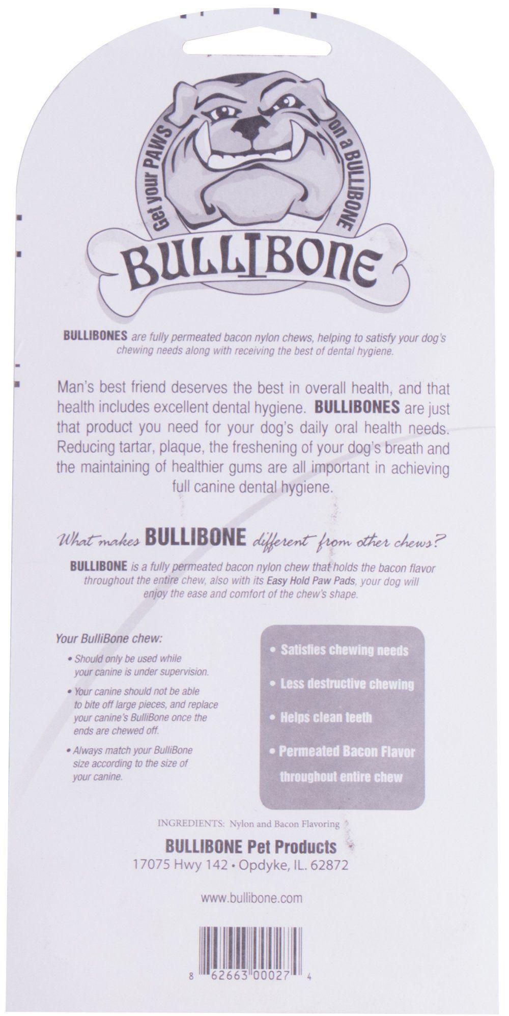 Pet Hygiene Logo - Nylon Dog Chew Toy Bullibone Bacon XL Nylon Bone 3 Pack Improves ...
