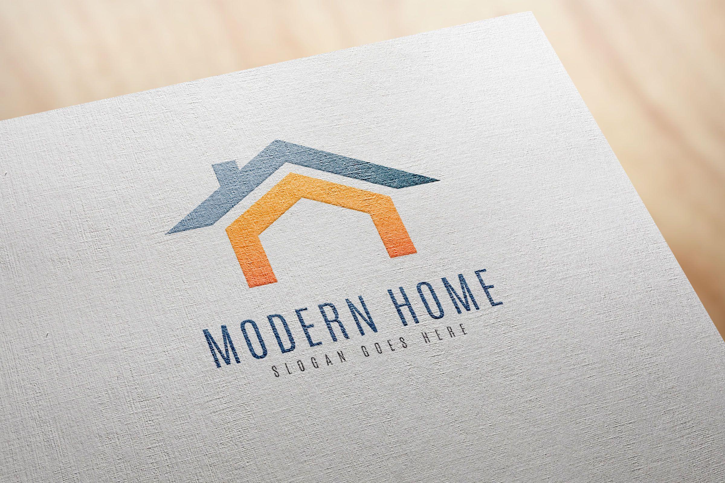 Modern Home Logo - Modern Home Logo