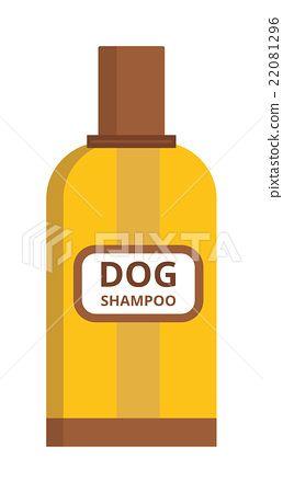 Pet Hygiene Logo - Pet dog shampoo flat icon grooming health bathtub hygiene vector