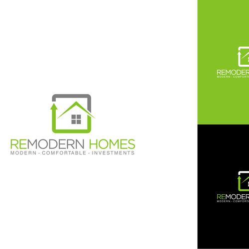 Modern Home Logo - Create a mid-century modern home renovation logo | Logo design contest