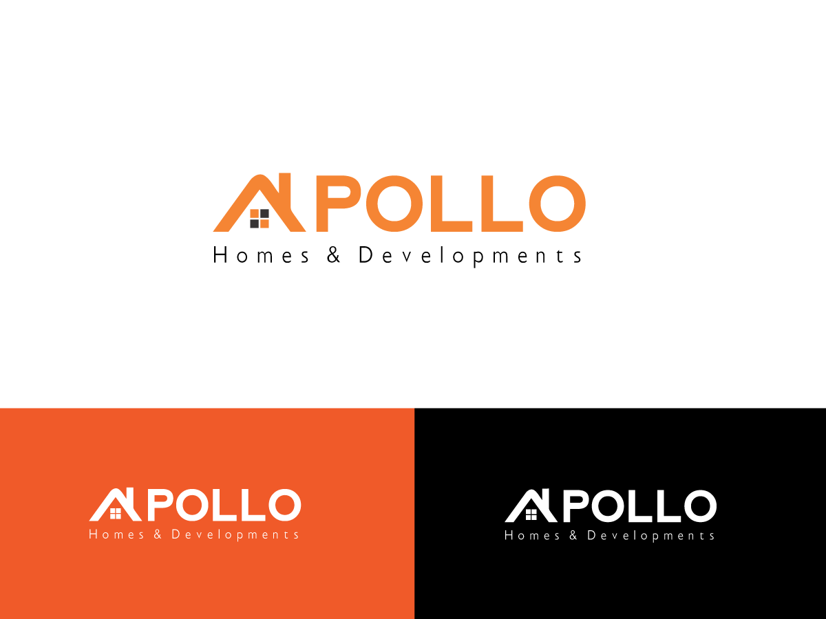 Modern Home Logo - Modern, Bold, Building Logo Design for Apollo Homes & Developments ...