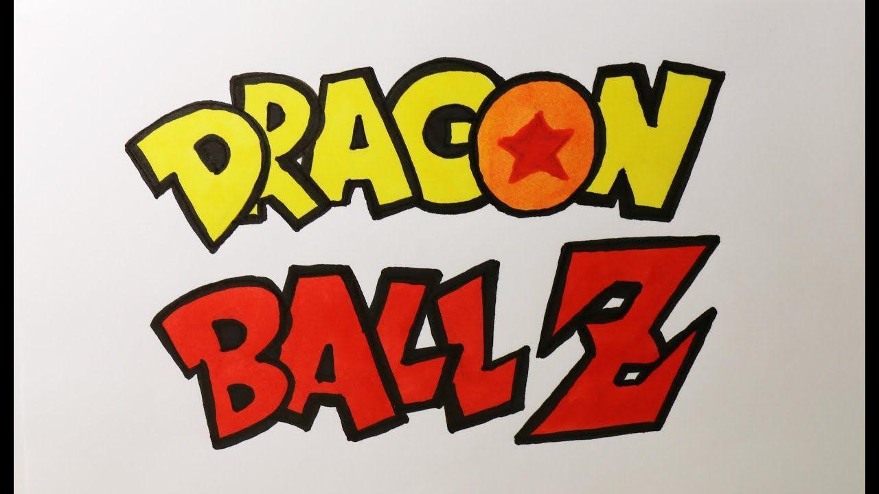 Dragon Bal Logo - How to draw Dragon Ball Z logo - Dessin du logo DBZ - YouTube