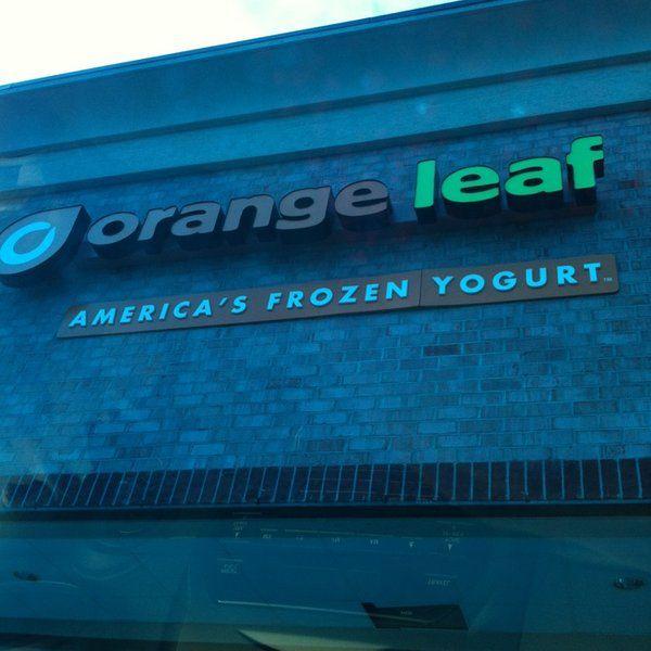 Orange Leaf America Frozen Logo - Photos at Orange Leaf America's Frozen Yogurt - 8 tips from 81 visitors