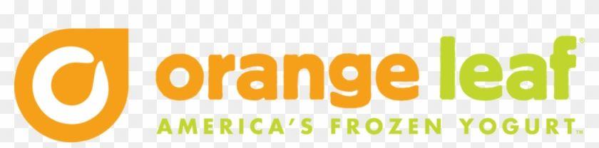 Orange Leaf America Frozen Logo - Orange Leaf Frozen Yogurt Leaf Frozen Yogurt