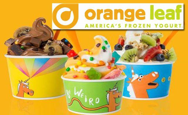 Orange Leaf America Frozen Logo - KY3, Inc. - Daily Deals