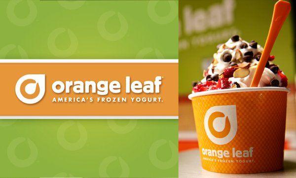 Orange Leaf America Frozen Logo - Orange Leaf Frozen Yogurt 7902 Towne Center Pkwy Papillion, NE Ice ...