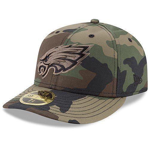 Philadelphia Eagles Camo Logo - Era Philadelphia Eagles Woodland Camo Low Profile 59fifty Fitted Hat ...