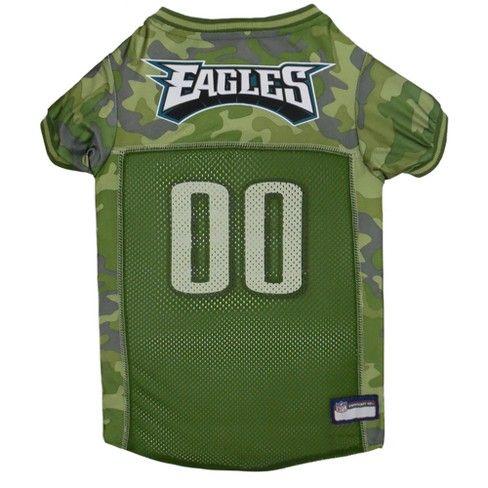 Philadelphia Eagles Camo Logo - NFL Pets First Camo Pet Football Jersey - Philadelphia Eagles : Target