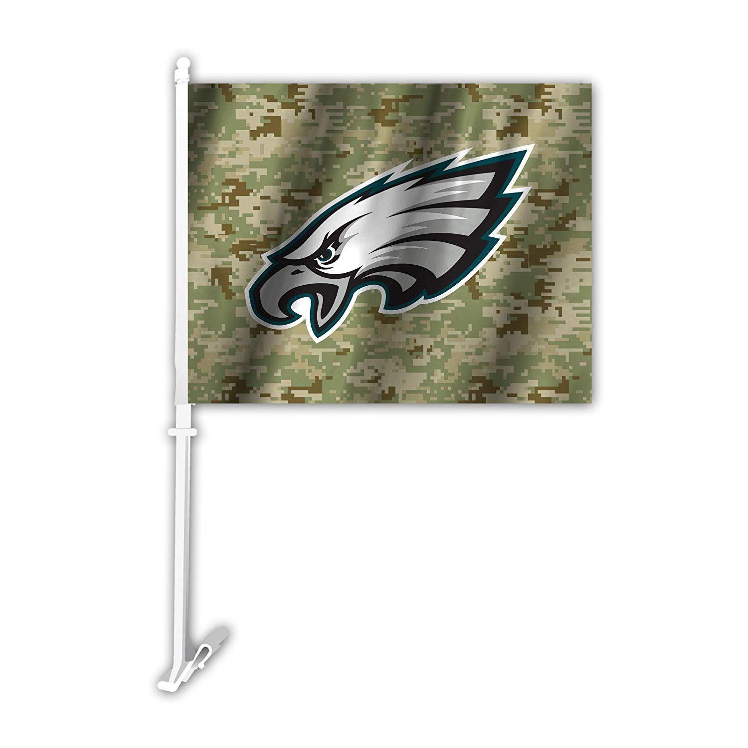 Philadelphia Eagles Camo Logo - Amazon.com : NFL Philadelphia Eagles Camo Car Flag, Green, One Size ...