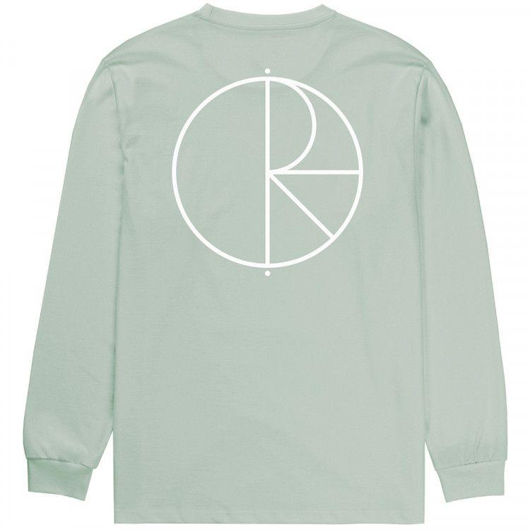 Green and Gray Logo - Polar Stroke Logo seafoam green long sleeve T shirt | Manchester's ...